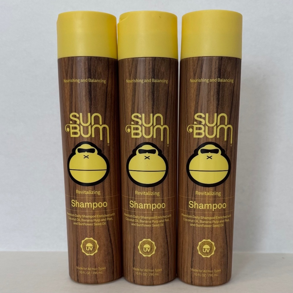 Sun Bum Revitalizing Shampoo New-Never Used 10 oz ea UV Protection